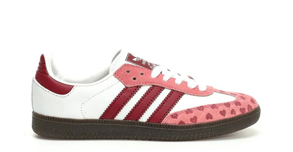 Adidas Samba OG White Pink Heart