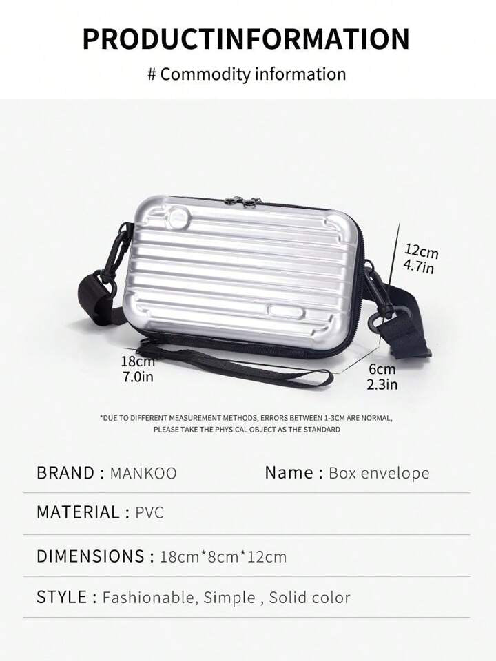Cross body shoulder side bag