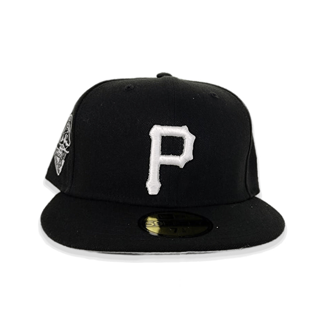 Black Pittsburgh Pirates Gray Bottom 1959 All Star Game Side Patch New Era 59Fifty Fitted