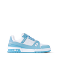 LOUIS VUITTON LV TRAINER WHITE BLUE FULLY BOXED