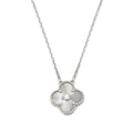 Sliver  Clover Stainless Steel Necklace – A Statement of Elegance