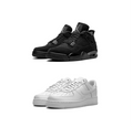 Air Jordan 4 “Black Cats” x AirForce 1