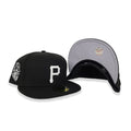 Black Pittsburgh Pirates Gray Bottom 1959 All Star Game Side Patch New Era 59Fifty Fitted