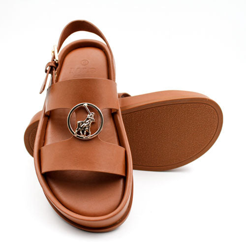 Polo Moulded Unit Trim Sandal - Brown