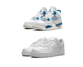 Air Jordan 4 “Military Blue” x AirForce 1