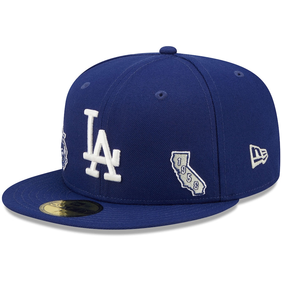 Los Angeles Dodgers New Era Identity 59FIFTY Fitted Hat - Royal