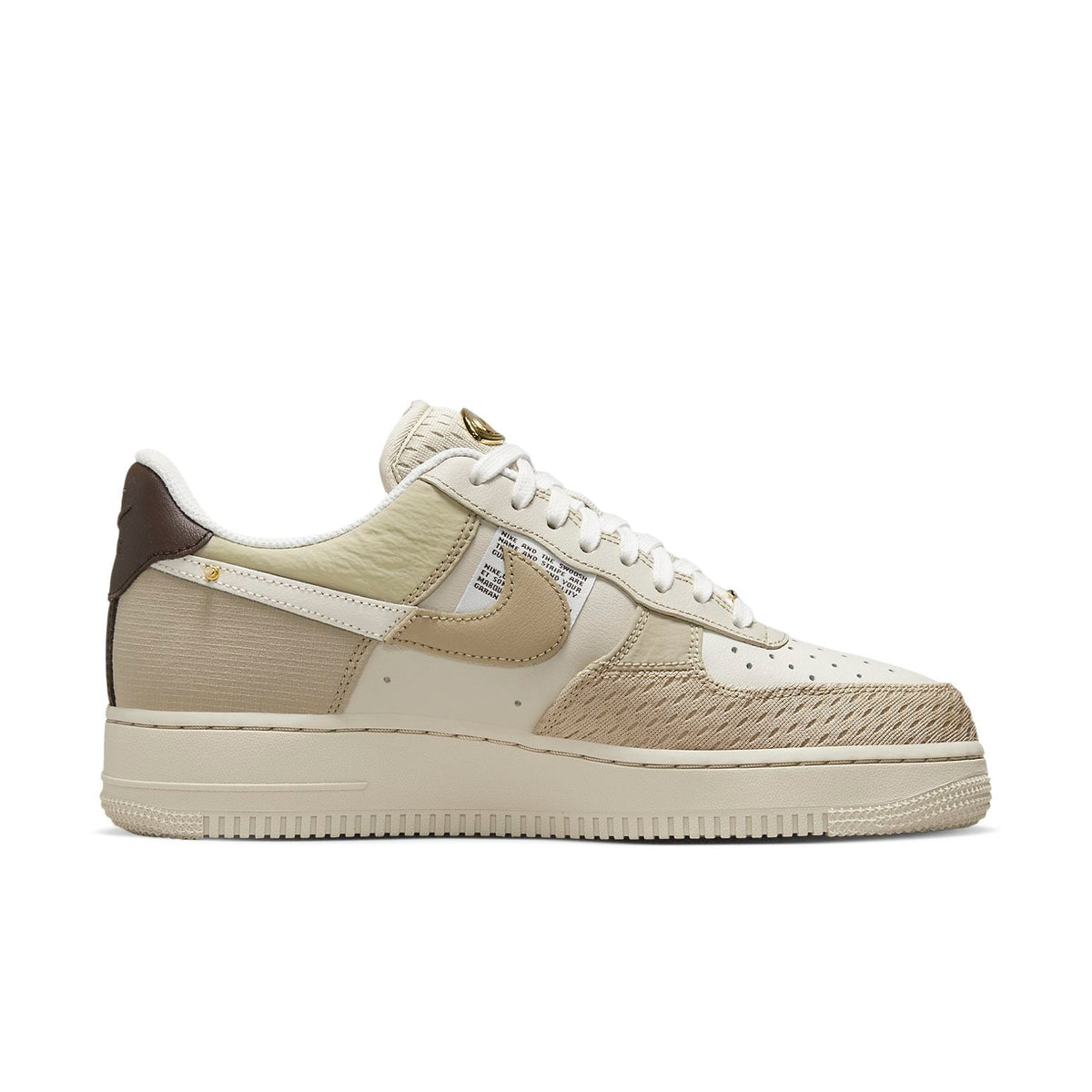 Air force 1 low tan bling