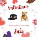 2 Fitted Cap + Teddy Bear