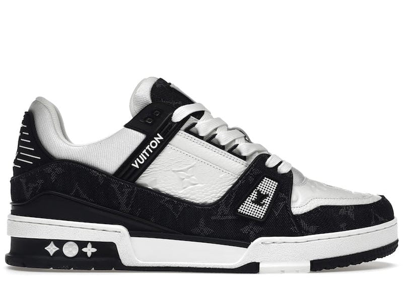 LOUIS VUITTON LV TRAINER WHITE BLACK FULLY BOXED